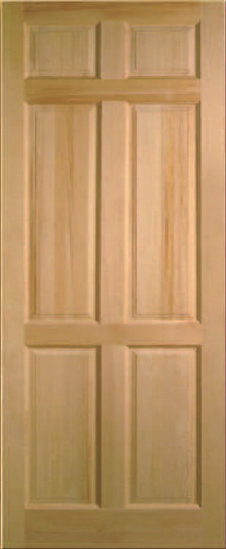 puerta 6 cuadros