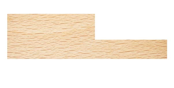 Galce de haya para puerta de interior — perfil de madera en stock Murcia