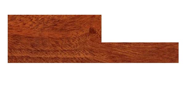 Galce de sapely para puerta — madera tropical rojiza en stock Murcia