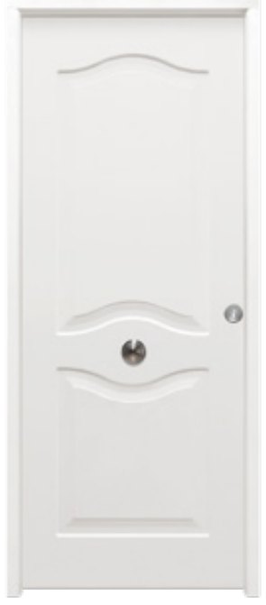 THT Saga M-100 modelo Provenzal, puerta metálica blanca
