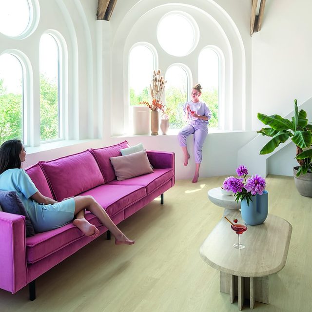 Salón luminoso con lama XL Quick-Step Bloom